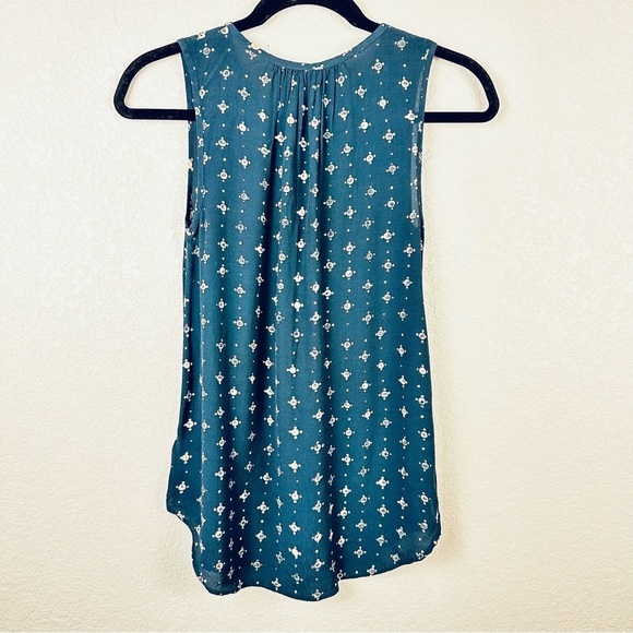 Madewell Memory Blue Tank With Keyhole XS - Picture 5 of 10